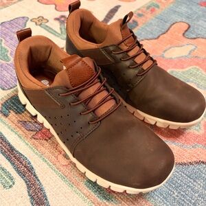 NoSox Boy 6 Brown Kids Dress Shoes